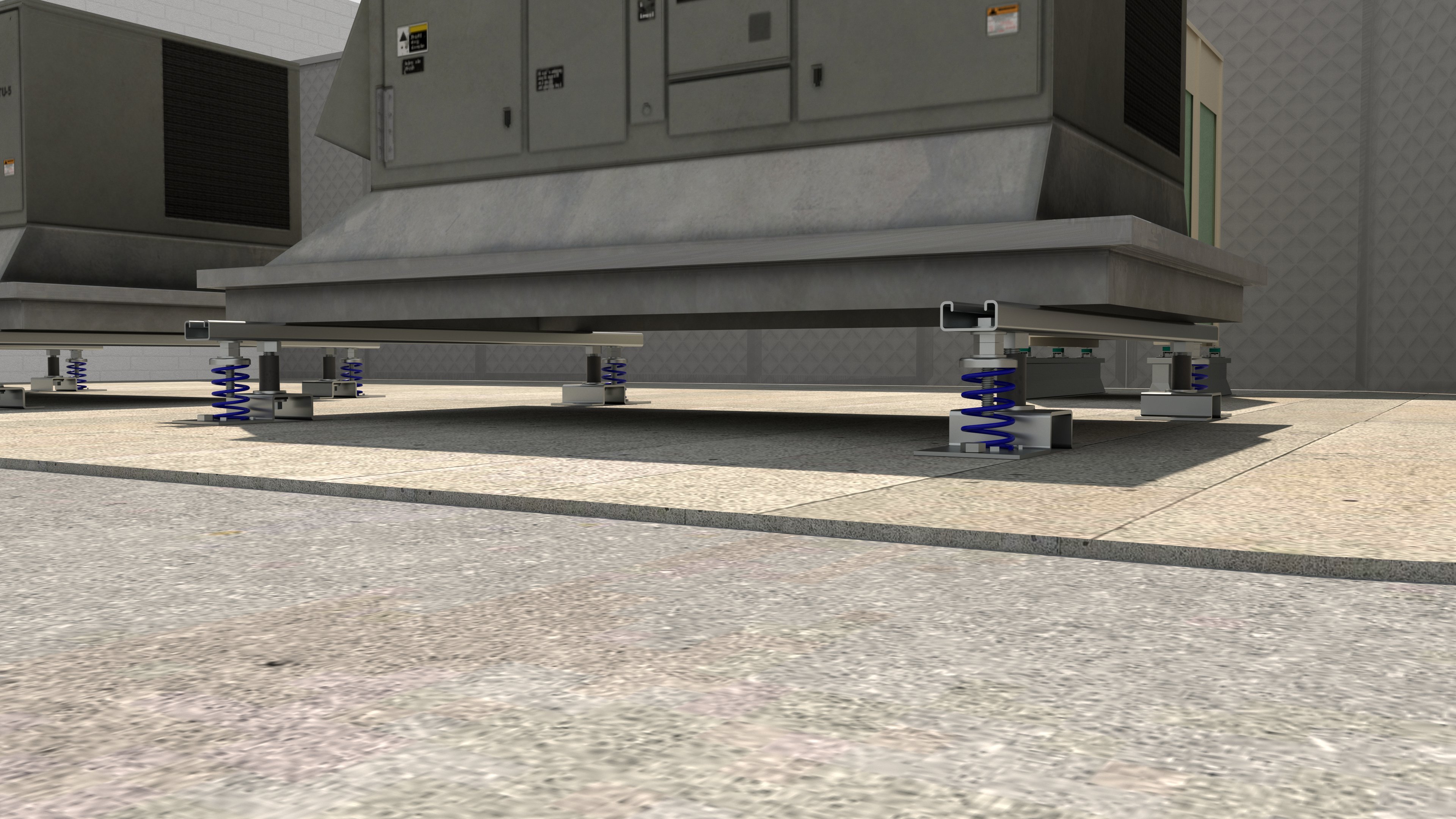 Vibration Isolation Rails
